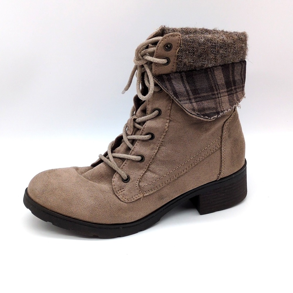 Brash Boots Womens‎ Warwick Brown 8 Ankle Hiking Shoe Flannel Cuff 178375 11